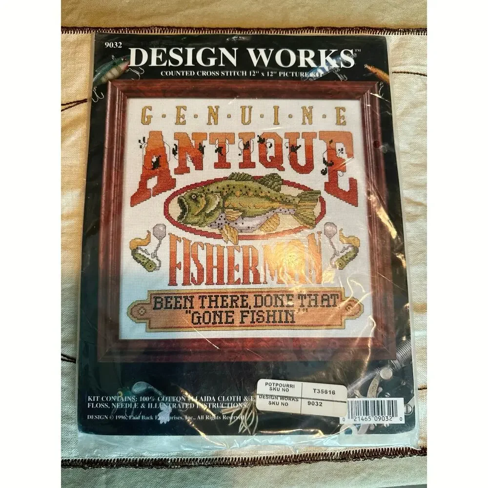 1996 Design Works Cross Stitch Kit • 12x12 • Sealed